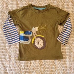 Mini Boden Motorcycle Applique Shirt